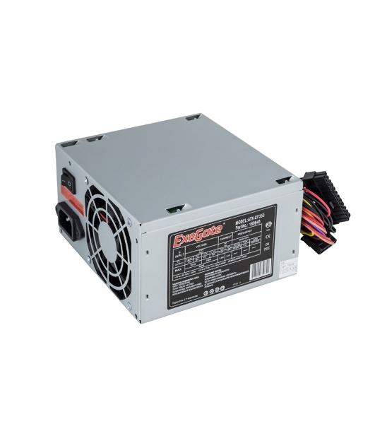 Блок питания ExeGate CP350 (EX169945RUS-S), 350, 80мм, серый
