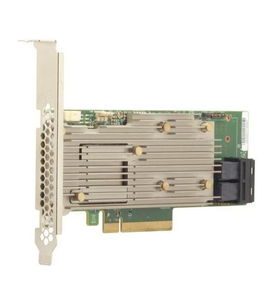 Контроллер MegaRAID 9460-8I SGL (05-50011-02), PCIe 3.1 x8 LP, SAS/SATA/NVMe, RAID 0,1,5,6,10,50,60, 8port(2 * int SFF8643), 2Gb Cache, 3508ROC