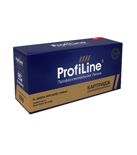 Картридж ProfiLine PL-406055 (SPC220E) для принтеров Ricoh Aficio SP C220 Yellow 2300 копий