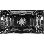 Встраиваемый духовой шкаф компактный, с СВЧ, ШхВхГ: 59.5х45.4х56.8 см, 50 л, гидролизная очистка, черный, фото 1