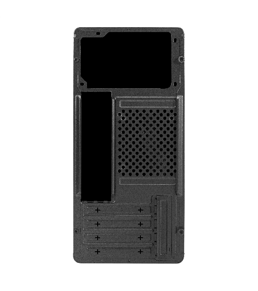 Корпус ExeGate BAA-503, Mini-Tower, чёрный, 1 x 80/90 мм