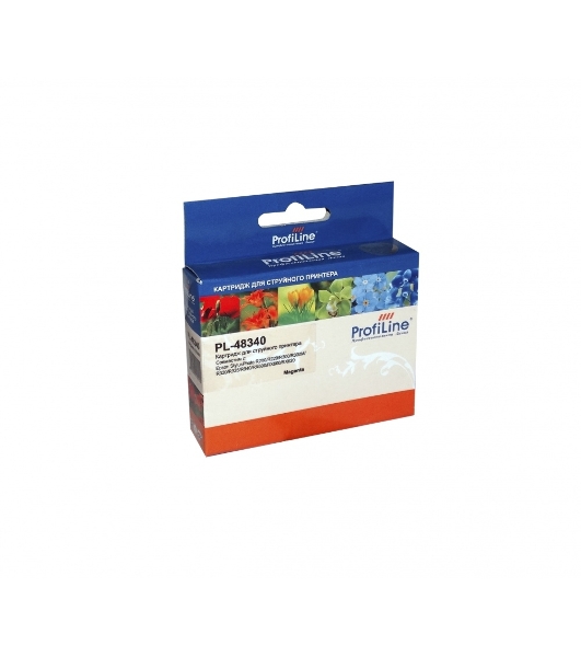 Картридж струйный ProfiLine PL-48340 для принтеров Epson StylusPhoto R200/R220/R300/R300M/R320/R325/R340/RX500/RX600/RX620 Magenta водн