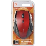 Мышь беспроводная Defender Accura MM-365 красный, 1600 dpi, радиоканал, USB, кнопки - 6, фото9