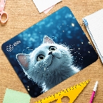 Коврик для мыши Cactus белый Cat 300x250x3мм (CS-MPC-D11M), фото3