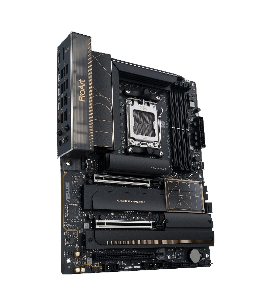 Материнская плата ASUS PROART X870E-CREATOR WIFI, AM5, AMD X870E, 4xDDR5, 4xSATA, 4xM.2, 2xPCIe 5.0 x16, 1xPCIe 4.0 x4, 2xUSB-C 40Gbps, 1xUSB-C 20Gbps, 7xUSB-A 10Gbps, 1xUSB-A 2.0, 1xDP (v1.4), 1xHDMI (v2.1), 1x10Gb LAN, 1x2.5Gb LAN, Wi-Fi 7, Bluetooth 5.4, 3x3.5 мм, 7.1, ATX