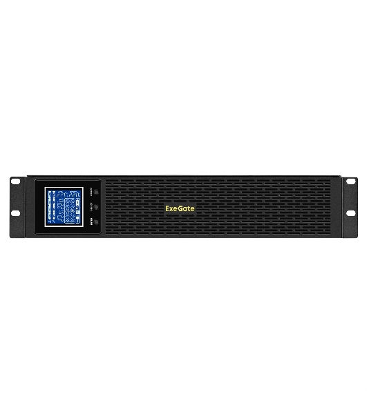 Источник бесперебойного питания Pure Sine Wave ExeGate SinePower UHB-3000.LCD.AVR.8C13.RJ.USB.BC.2U (3000VA/2400W, LCD, AVR, 8*C13, RJ45/11,Источник бесперебойного питания USB, батарея 12V 9Ah - 4шт, Rackmount 2U/Tower, возможность подключения до 2 внешних батарейных блоков 48В (поставляются отдельно),