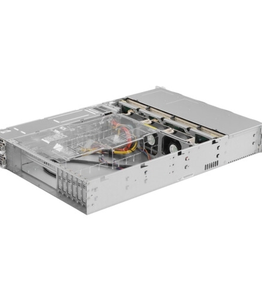 Корпус Supermicro CSE-826BAC4-R920LPB, 2U, 8 x SAS3 & 4 x hybrid NVMe 3.5 bays