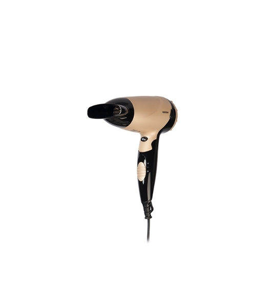 Фен Centek CT-2209 BLG черный/золотой перламутр, 1600 Вт, компактный