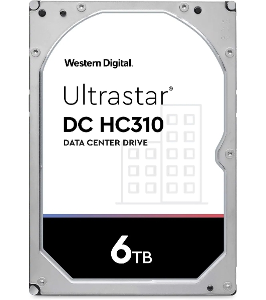 Жесткий диск Western Digital 6Tb 7200rpm HGST SATA-III 0B36039 HUS726T6TALE6L4 Ultrastar 7K6 256Mb 3.5'