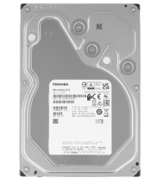 Жесткий диск серверный Toshiba MG10ADA10TE 10Tb 3.5' MG Series SATA 6Gb/s, 7200rpm, 512MB, 4Kn/512e, CMR, Bulk