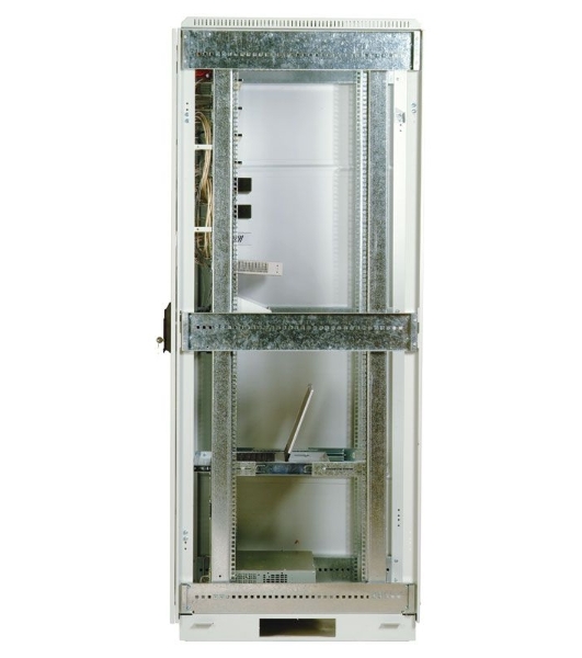 Шкаф телеком. напольный 42U (600x800) дверь металл (ШТК-М-42.6.8-3ААА) (3 коробки)