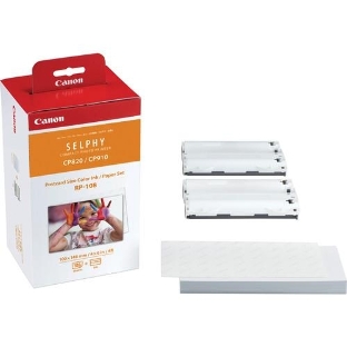Набор Canon RP-108 (8568B001) бумага (10x15см) и цветные красители для SELPHY CP1200. 108 страниц.