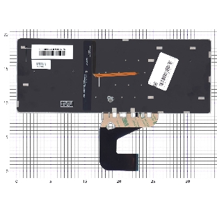 Клавиатура для ноутбука Asus UX460U UX460UA черная с подсветкой