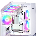Вентилятор для корпуса PCCooler F3 T120 ARGb белый, 120 мм, 1800 об/мин, 21.6 дБ, 4 pin, фото 1