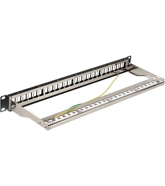 Патч-панель наборная Lanmaster LAN-PPN24OK-STP 19' 1U 24x FTP