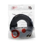 Кабель Cablexpert HDMI CC-HDMI4-10M, 19M/19M, v2.0, медь, позол.разъемы, экран, 10м, черный, пакет, фото4