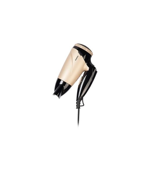 Фен Centek CT-2209 BLG черный/золотой перламутр, 1600 Вт, компактный