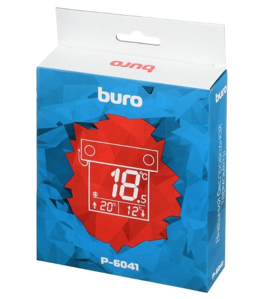 Термометр Buro P-6041 серебристый