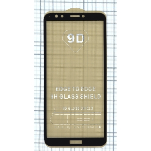 Защитное стекло 'Полное покрытие' для Huawei Honor 7C pro черный