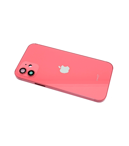 Задняя крышка (корпус) в сборе с рамкой для Apple iPhone 12 красная