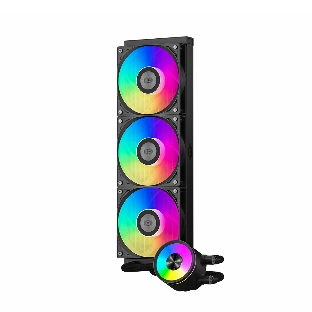 Система охлаждения PCCooler DA360 Pro ARGb черный 120мм алюминий+медь 2200rpm 33.7db 4-pin 300W