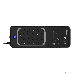 ИБП CBR LGT-650H-6F-LDB Offline 650VA/360W 5Ah12V 6 x Shuko+ Breaker, фото3