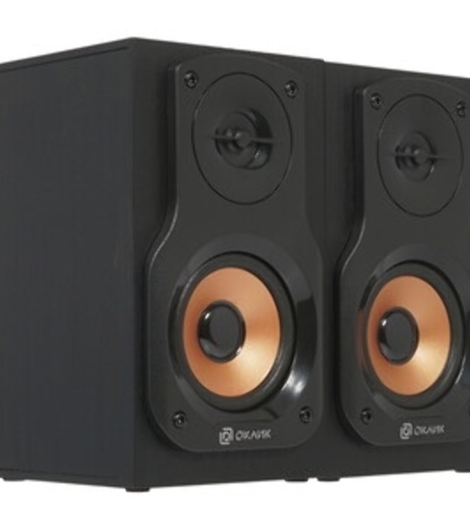 Акустическая система Oklick OK-162 2.0 темное дерево 8Вт