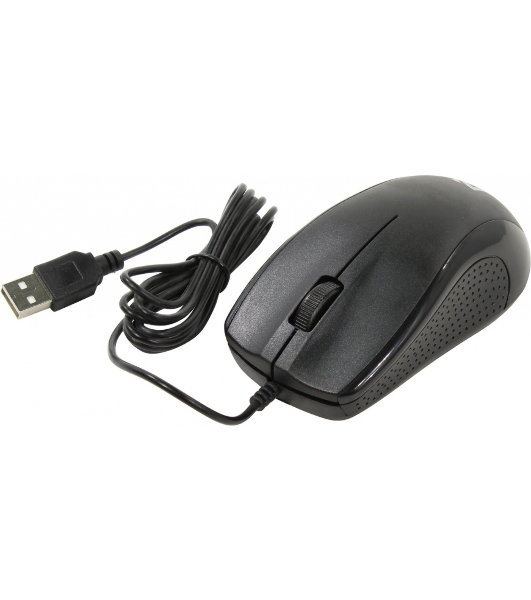 Мышь проводная Defender Optimum MB-160 черный, 1000 dpi, USB, кнопки - 3