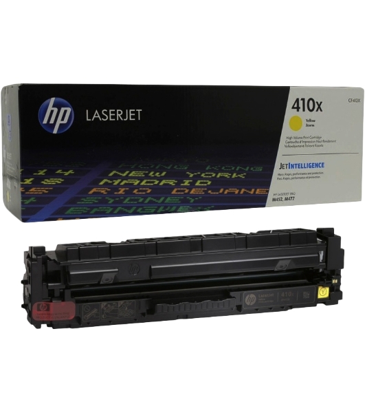 Тонер Картридж HP 410X CF412X желтый для HP LJ Pro M452/M477 (5000 стр.)