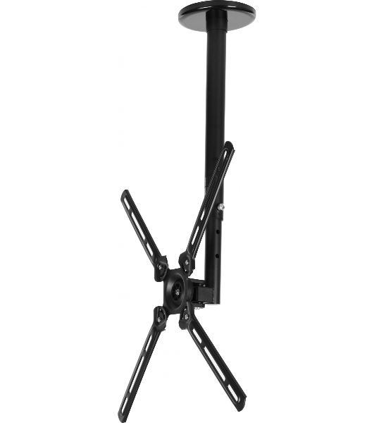 Кронштейн для телевизора Cactus CS-CP07 черный 23'-55' макс.45кг потолочный поворот и наклон