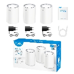 Бесшовный Mesh роутер Cudy M1800(3-Pack) AX1800 10/100/1000BASE-TX белый (упак.:3шт), фото14