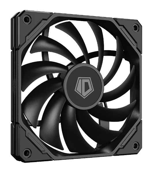 Вентилятор для корпуса ID-Cooling TF-12015-K черный, 120 мм, 2200 об/мин, 32.3 дБ, 4 pin