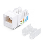 Модуль Keystone Rexant Jack RJ-45(8P8C), UTP неэкранированный, cat.5e, тип 90 градусов, белый PRO, фото3