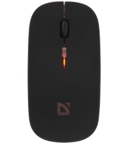 Мышь беспроводная Defender Touch MM-997 черный, 1600 dpi, радиоканал, Bluetooth, USB, кнопки - 4