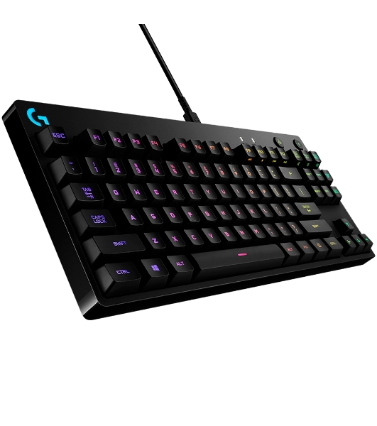Клавиатура Logitech Gaming PRO проводная, USB Type-A, чёрный