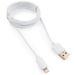 Кабель USB Гарнизон GCC-USB2-AP2-6-W AM/Lightning, для iPhone5/6/7, IPod, IPad, 1.8м, белый, пакет, фото4