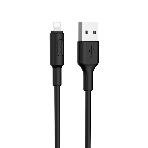 Кабель USB 2.0 HOCO X25, AM/Lightning M, черный, 1м, фото 1