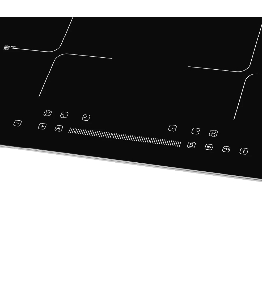 Встраиваемая варочная панель ICS 622 R Индукция, 60 см, 4 конфорки, черный