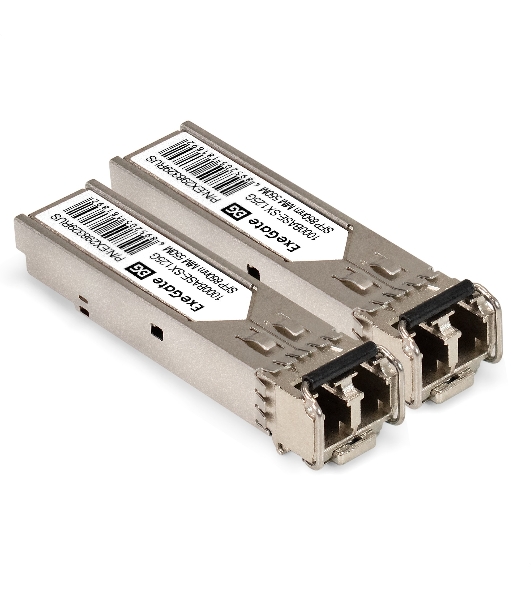 Комплект: Сетевой адаптер SFP ExeGate EXE-82576-F2 + 2xТрансивер Multi-Mode до 550м ExeGate EXT-1G-MM850-LC2-550M (EX296229RUS: PCI-E x1 v2.0, порты 2x SFP (10/100/1000Mb/s), Gigabit Server NIC Intel Chipset 82576-F2 + 2xEX298329RUS: Tx:850/Rx:850 нм, до 550 м, разъем Duplex LC)
