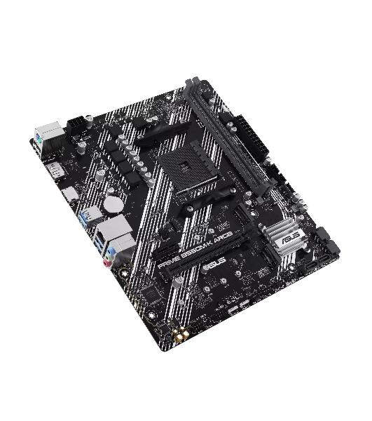 Материнская плата ASUS PRIME B550M-K ARGB, Socket AM4, AMD B550, 2xDDR4, 4xSATA, 2xM.2, 1xPCI-E 4.0 x16, 1xPCI-E x1, 1xHDMI, 1xDP, 1x 1Gb LAN, 4xUSB-A 3.2 Gen 1, 2xUSB-A 2.0, 3x3.5 мм, 7.1, Micro-ATX