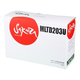 Картридж лазерный Sakura MLTD203U для Samsung,ProXpress SL-M4020, M4070, черный, 15 000 к.