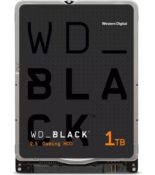 Жесткий диск WD 1Tb 7200rpm SATA-III WD10SPSX черный 64Mb 2.5'
