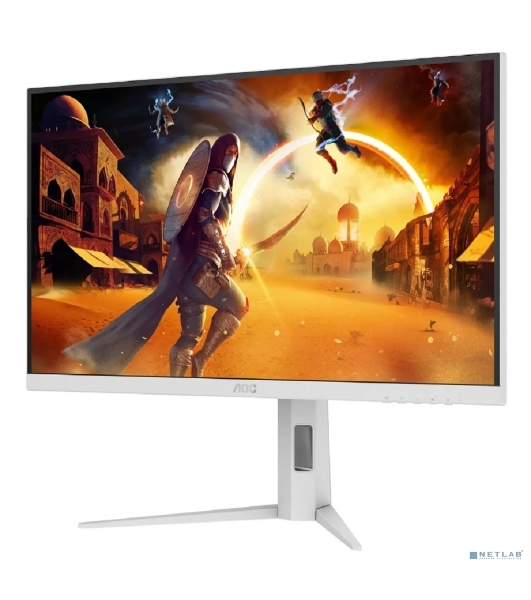 Монитор 27' AOC Q27G4/WS Fast IPS 2560x1440, 200 Гц, 1 мс, 16:9, 450 кд/м², DP 1.4, HDMI 2.0, DisplayHDR 400, белый