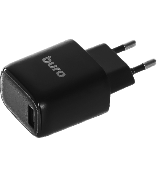Сетевое зарядное устройство Buro BUWG1 3A QC черный
