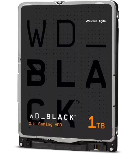 Жесткий диск WD 1Tb 7200rpm SATA-III WD10SPSX черный 64Mb 2.5'