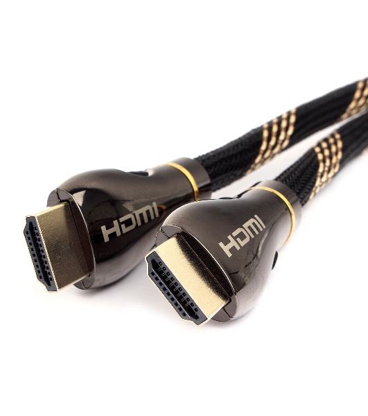 Кабель Cablexpert HDMI CCP-HDMI8К-2.5M, 19M/19M, v2.1, 8К, медь, позол.разъемы, экран, оплетка, 2.5м, черный, пакет