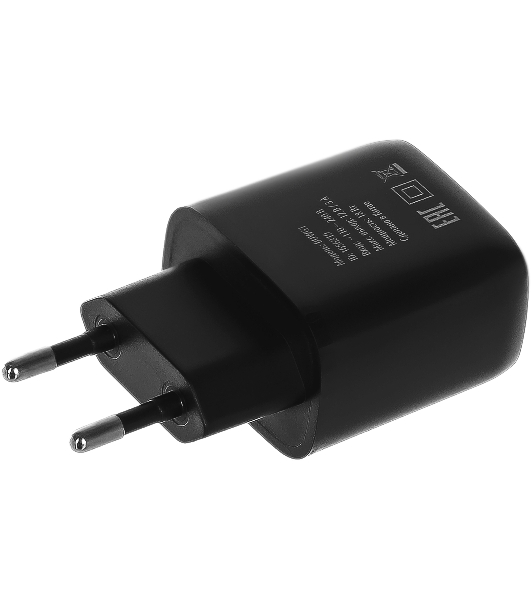Сетевое зарядное устройство Buro BUWG1 3A QC черный