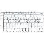 Клавиатура для ноутбука Lenovo Yoga Slim 7 Carbon 13ITL5, белая, фото2