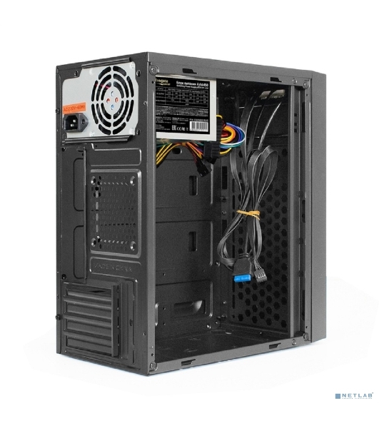Компьютерный корпус Minitower ExeGate BAA-114U2-AAA450 (mATX, БП AAA450 с вент. 8см, 1хUSB+2хUSB 3.0, аудио, черный)