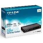 Коммутатор TP-Link SMB TL-SG1008D 8-port Gigabit Switch, plastic case, фото 1